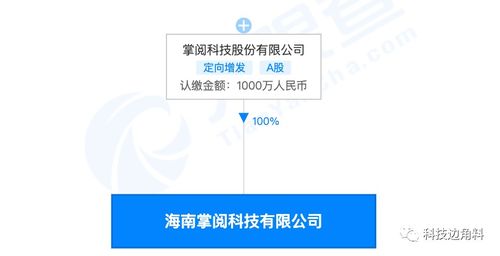 掌閱在海南澄邁布局新科技公司，注冊資本1000萬元助力網絡文化經營